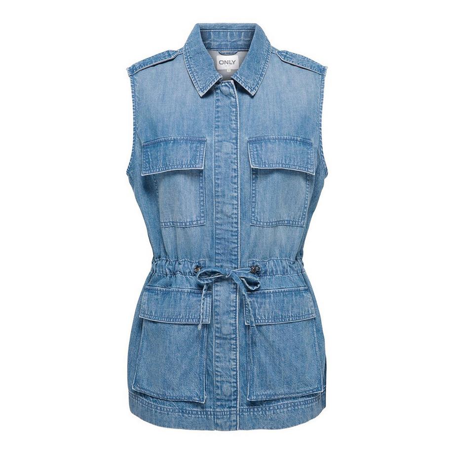 Veste en jean sans manches