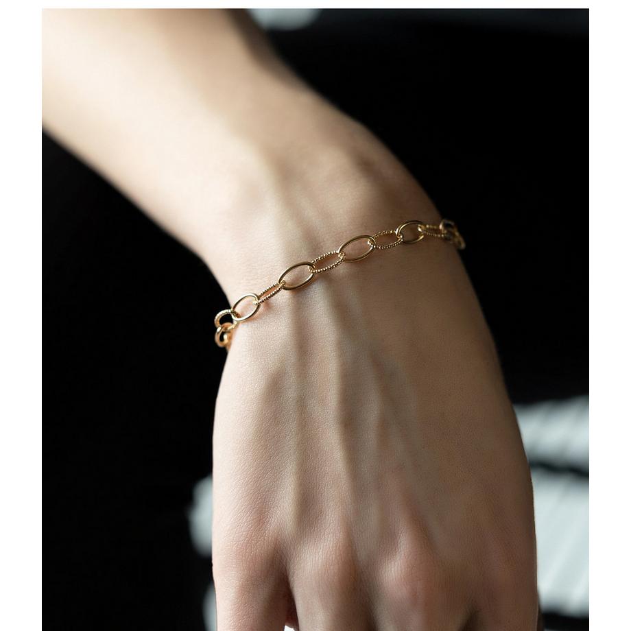 PHANTASYA  Palazzo Armband 2303 Rhodiniert 