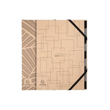 EXACOMPTA Ordnungsmappe Eterneco A4 56747E braun, ass., FSC 9-teilig