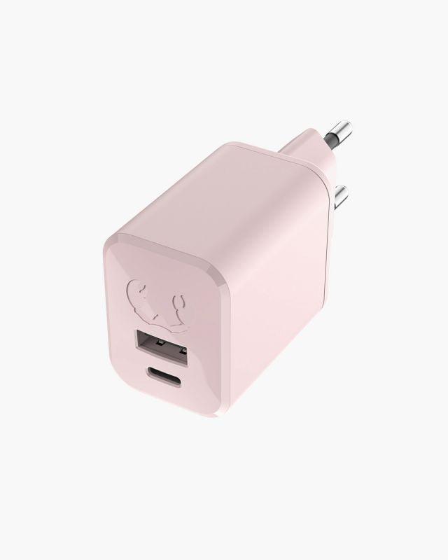 Image of Fresh 'n Rebel 2WC45SP Ladegerät für Mobilgeräte Smartphone, Tablet Pink AC Schnellladung Indoor