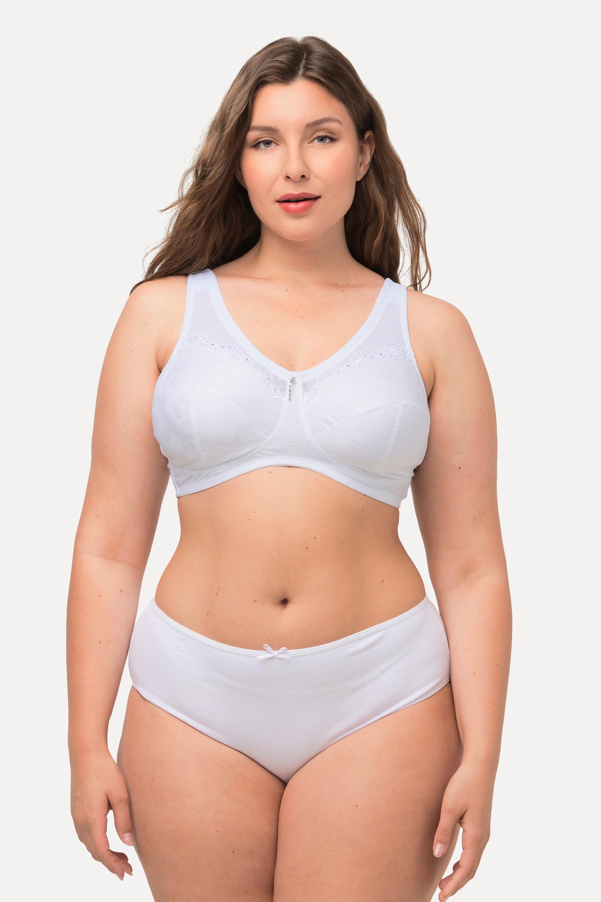 Ulla Popken  Soutien-gorge de maintien Kelly, sans armatures, avec dentelle 