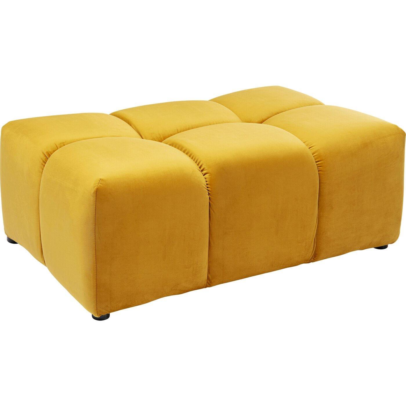 KARE Design Tabouret Belami Velvet Amber  