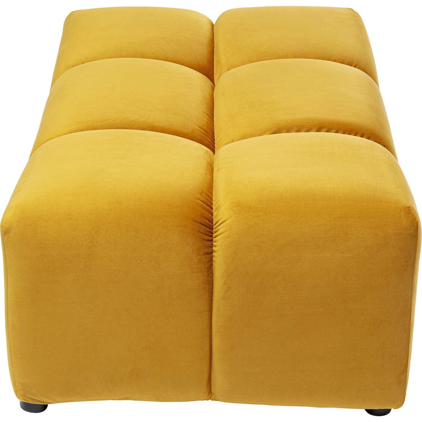 KARE Design Hocker Belami Velvet Amber  