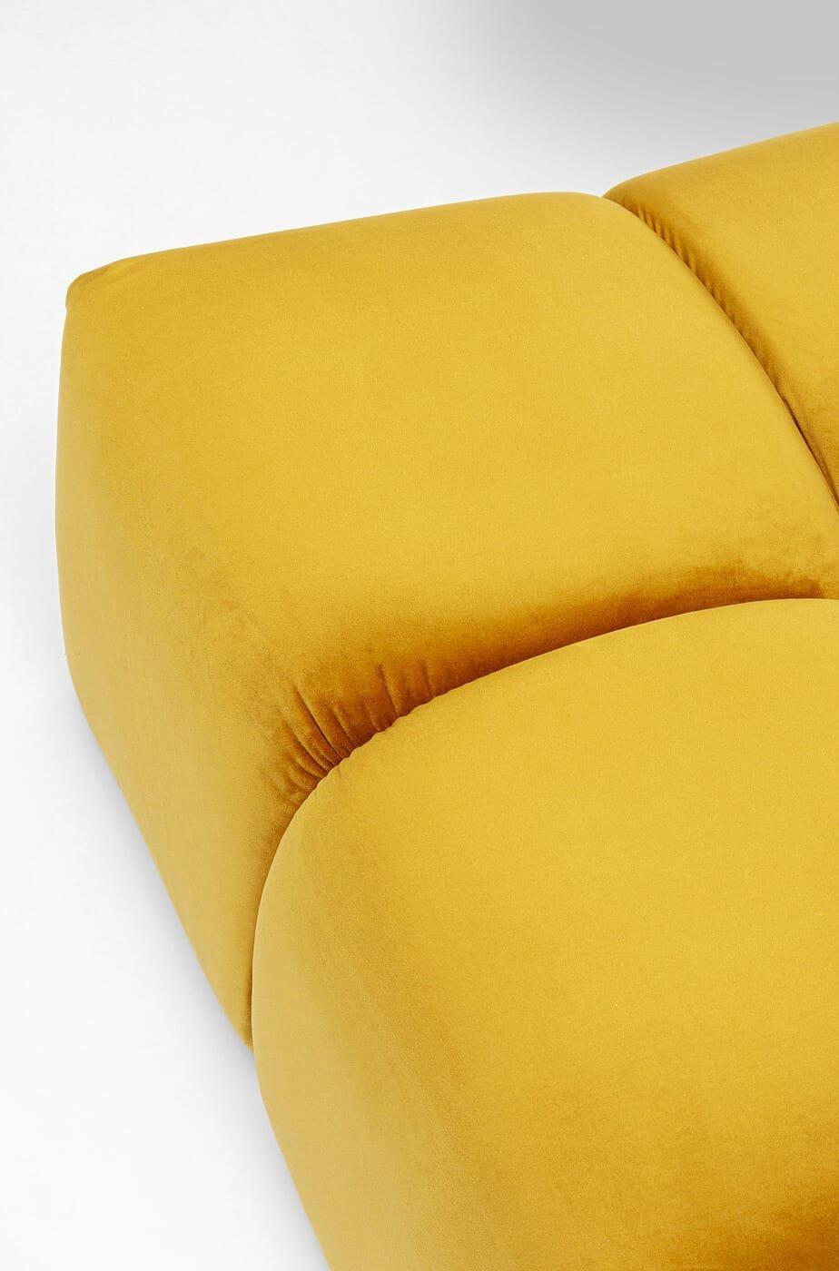 KARE Design Hocker Belami Velvet Amber  