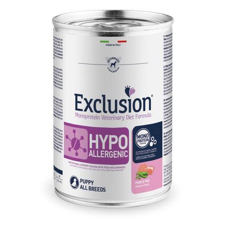 Exclusion  Vet Hypoallergenic Puppy All Breeds Pork - Multipack 