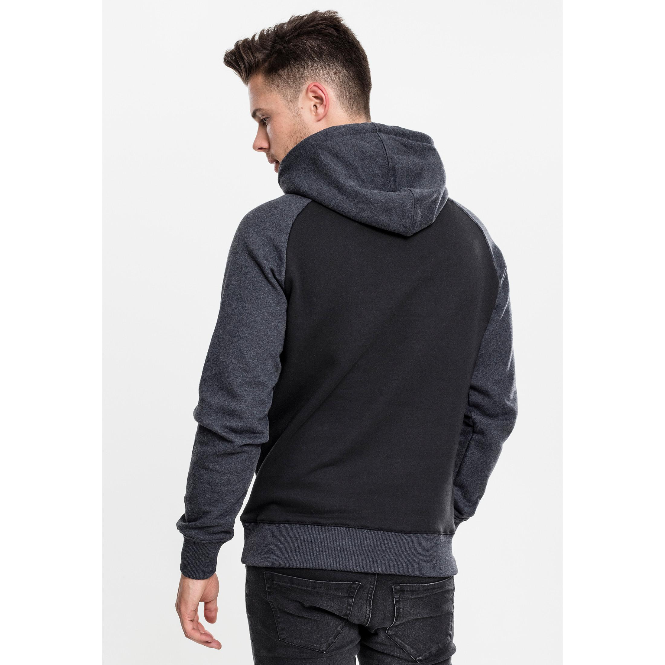 URBAN CLASSICS  hoodie urban classic raglan contrat 