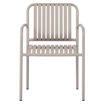 Chaise de jardin empilable STELLA, gris silex