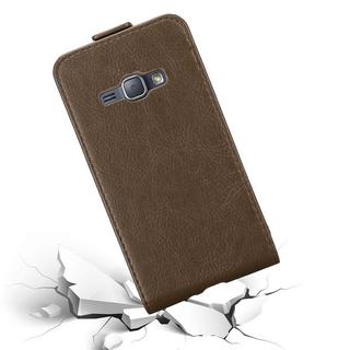 Cadorabo  Housse compatible avec Samsung Galaxy J1 2016 - Coque de protection au design flip avec fermeture magnétique 