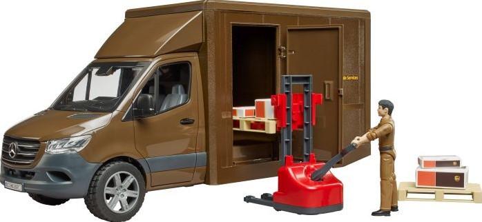 Image of MB Sprinter UPS mit Fahrer und Zubehör 2678 Multicolor