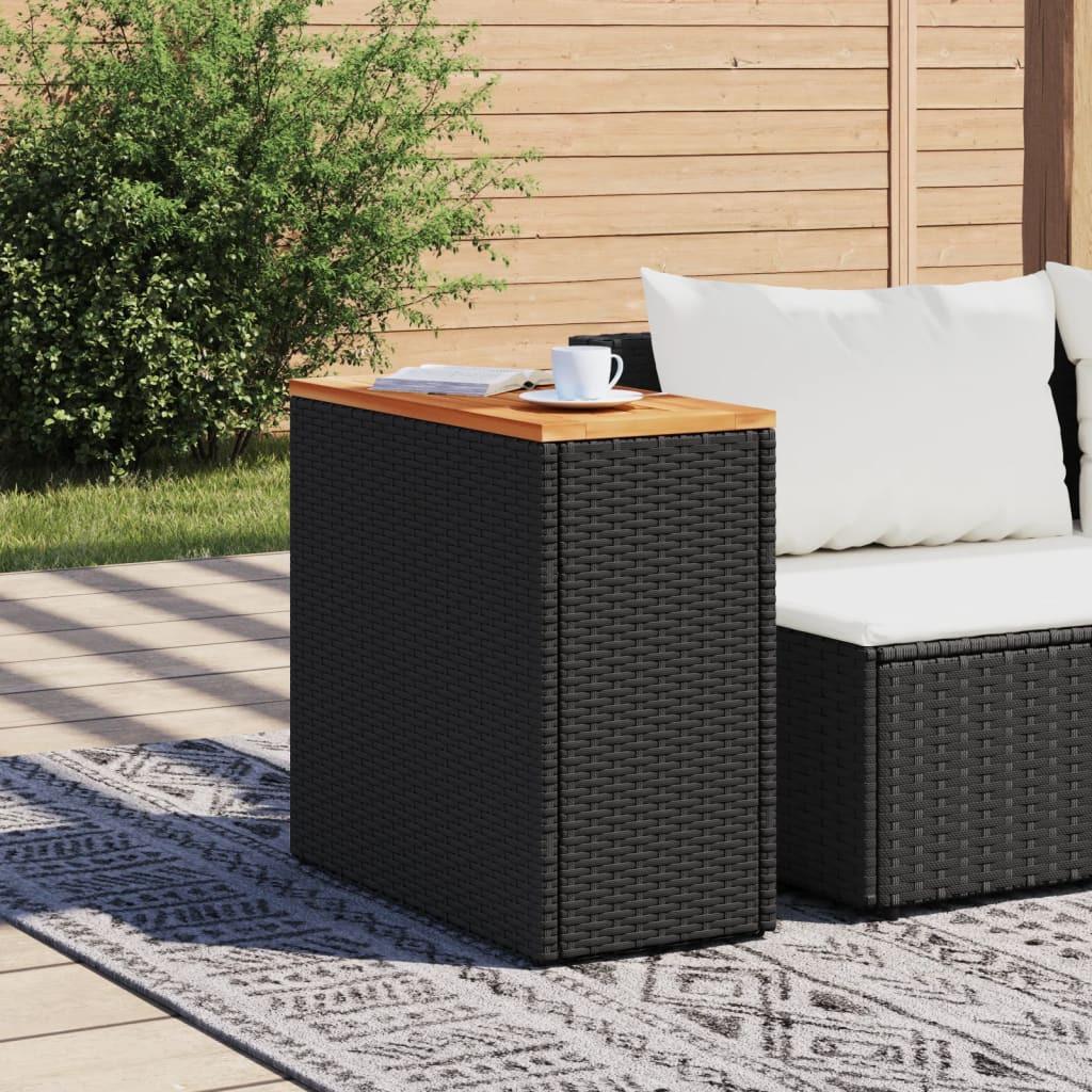 VidaXL tavolino da giardino Polirattan  