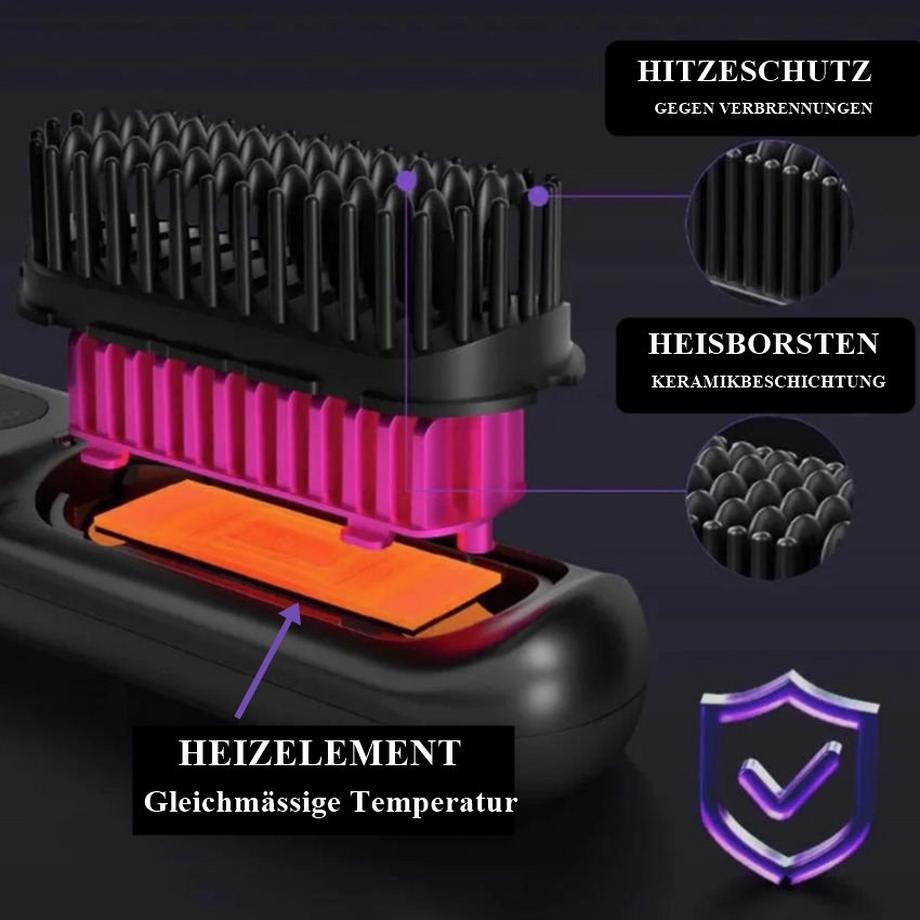 Havetime Brosse lissante �lectrique sans fil  