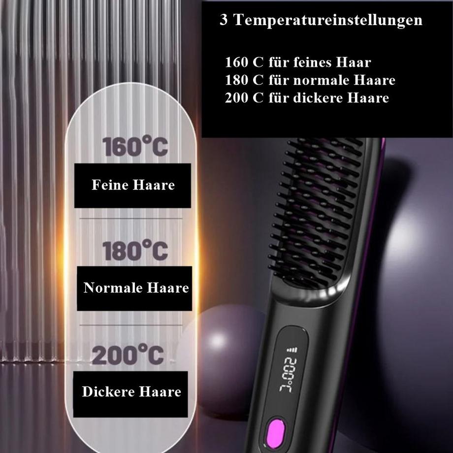 Havetime Brosse lissante �lectrique sans fil  