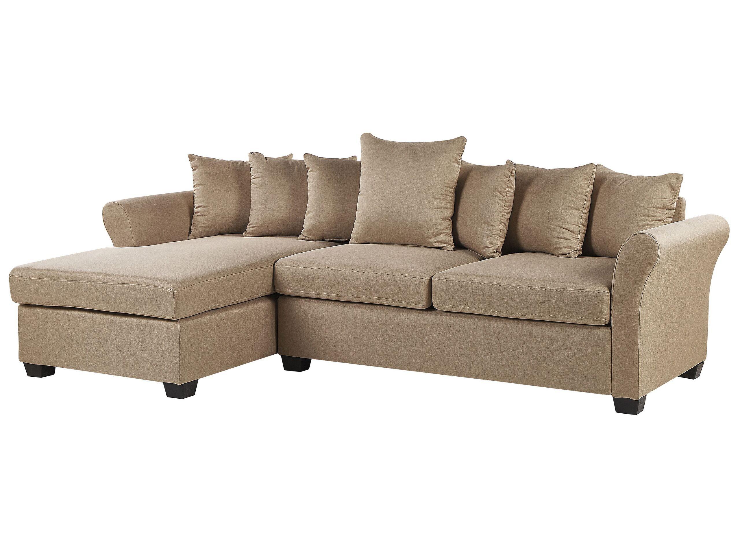 Beliani Ecksofa aus Polyester Modern VIKNA  