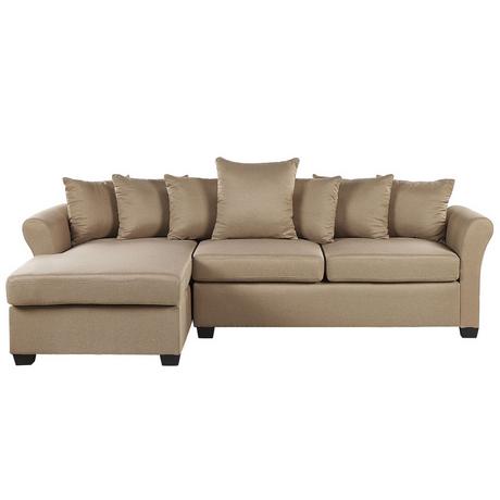 Beliani Ecksofa aus Polyester Modern VIKNA  