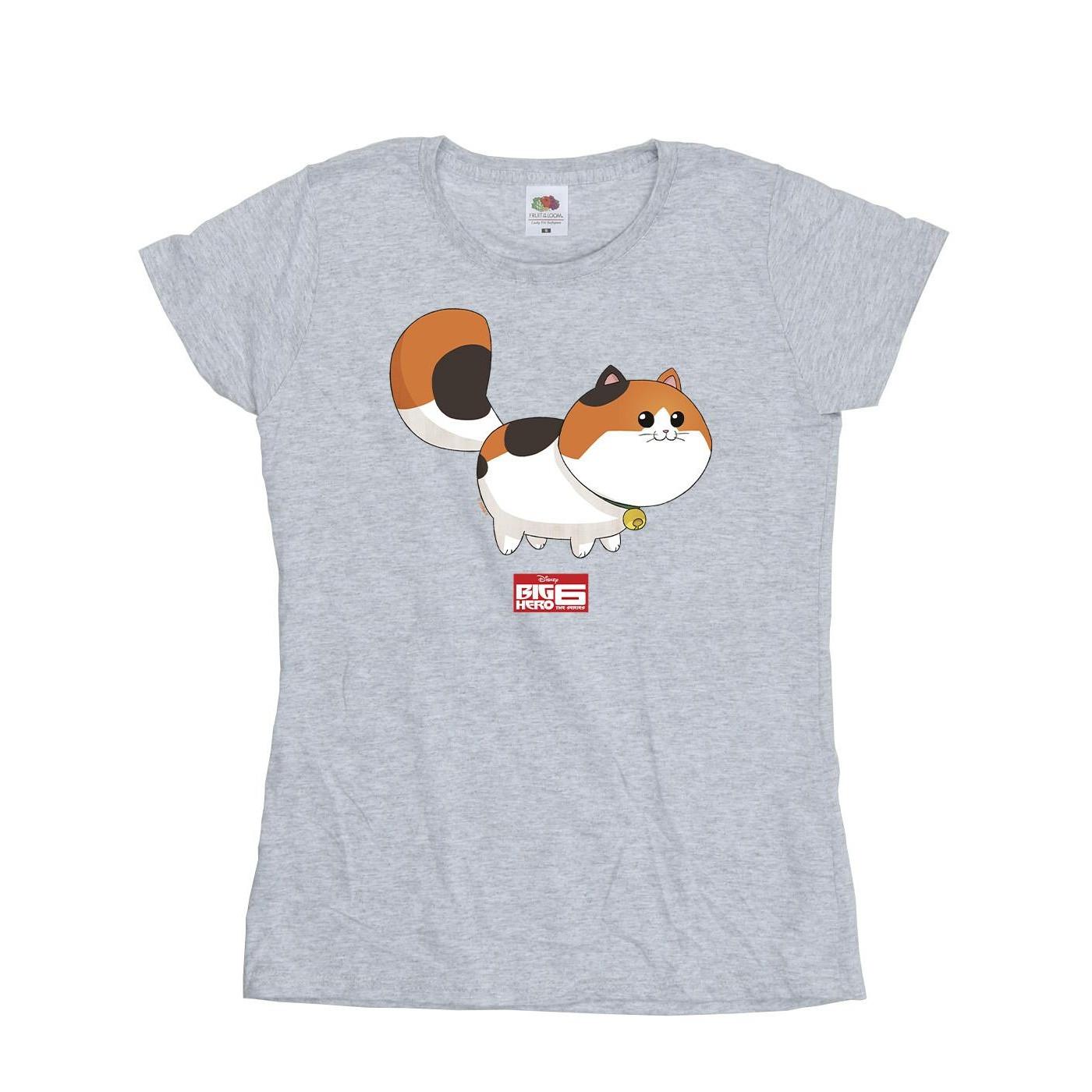 Image of Big Hero 6 Baymax Kitten Pose Tshirt Damen Grau L
