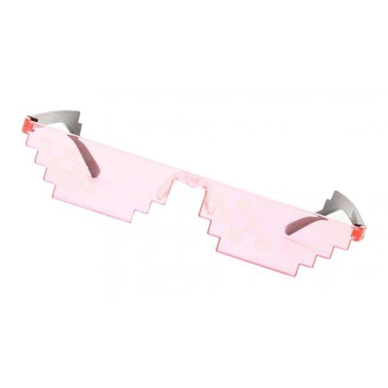 eStore Lunettes de soleil 8-Bit Pixel Rose  