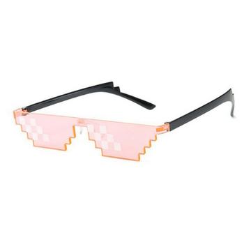 Einzigartige Sonnenbrille - 8-Bit-Pixel - Pink