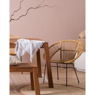 Beliani Sedia da pranzo en Rattan Boho SARITA  