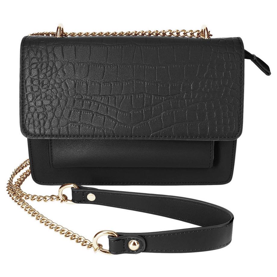 Gallantry Paris Borsa a Mano Catena Metallica Stampa Coccodrillo  