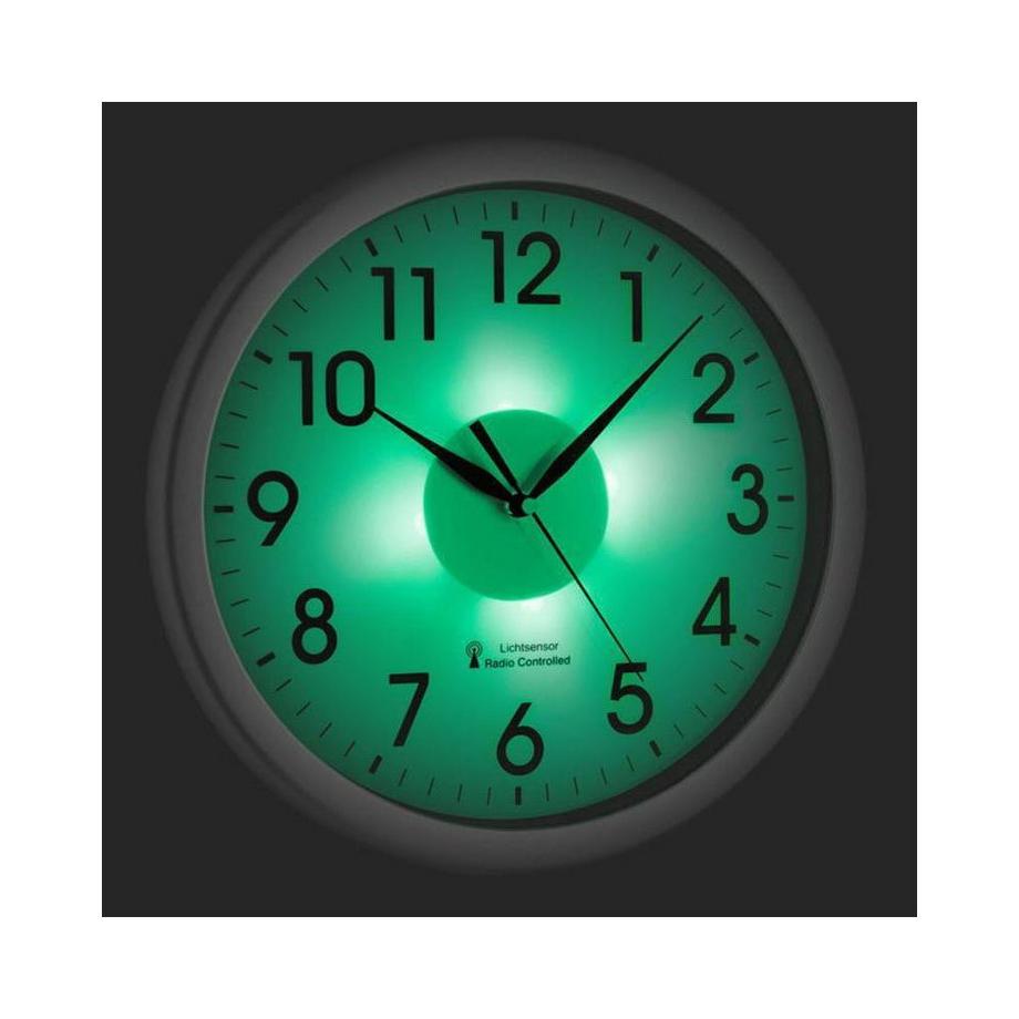 TFA Dostmann Horloge murale radiopilotée avec rétroéclairage CORONA  