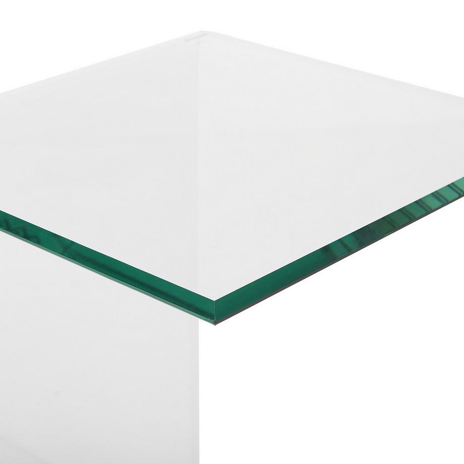 Beliani Tavolino en Vetro temperato  LOURDES  