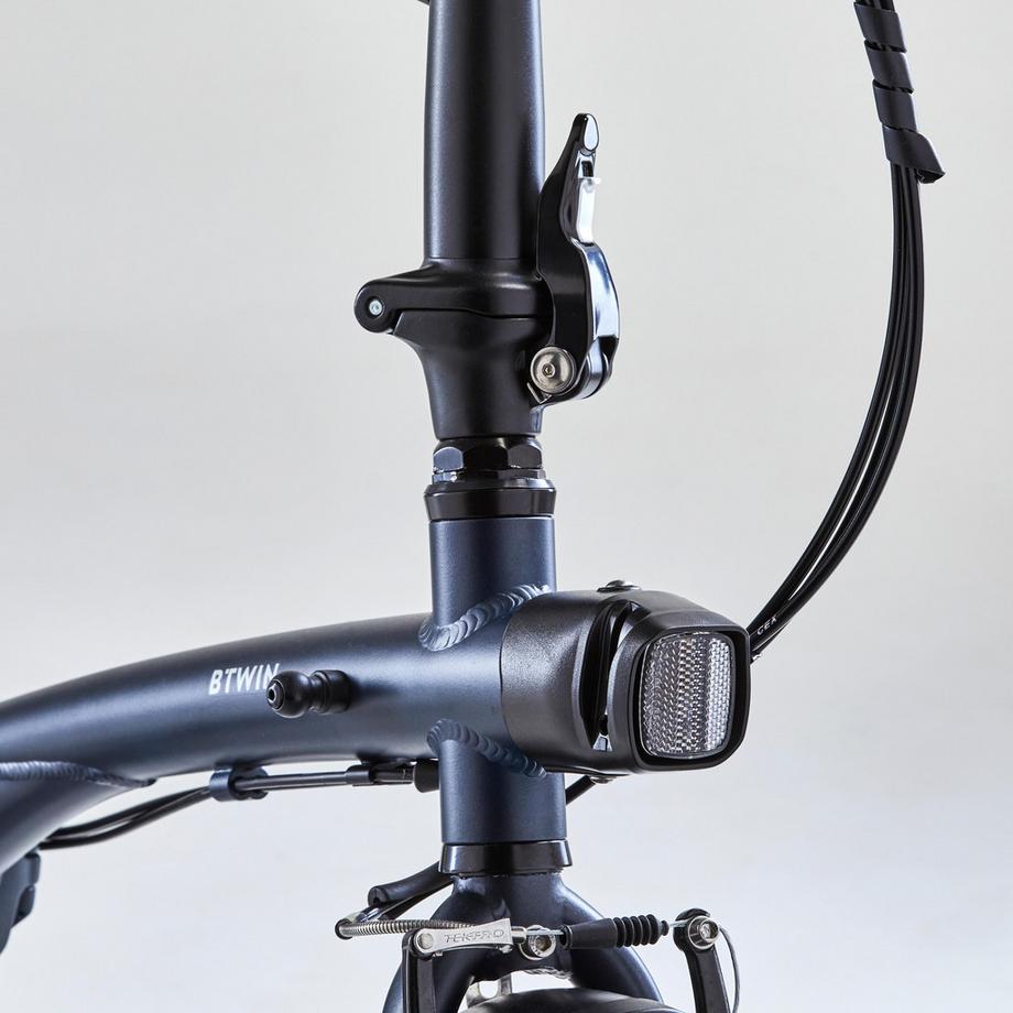 BTWIN  Klappvelo 20 Zoll mit 7 Gaengen Aluminiumrahmen 