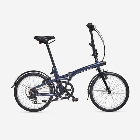 BTWIN  Vélo pliant 20 pouces 7 vitesses cadre aluminium 