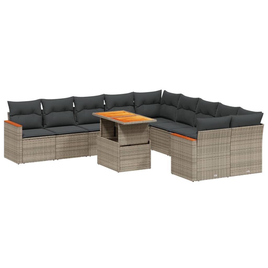 VidaXL Garten sofagarnitur poly-rattan  