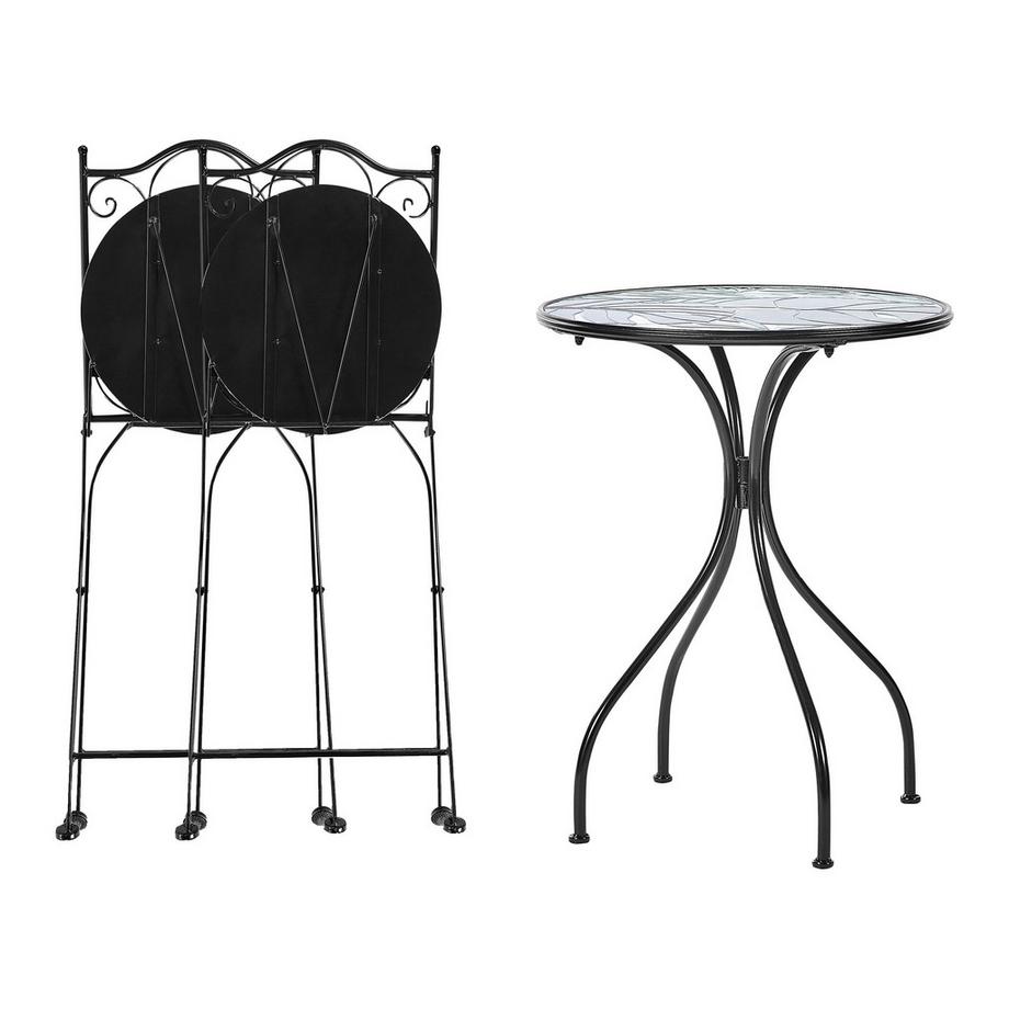 Beliani Set bistrot en Ferro Retrò COZZANA  
