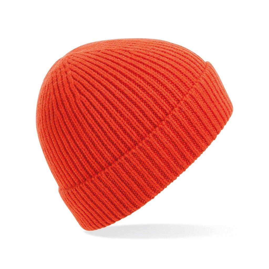 Image of Engineer Strick Ripp Beanie Damen Rot Bunt ONE SIZE