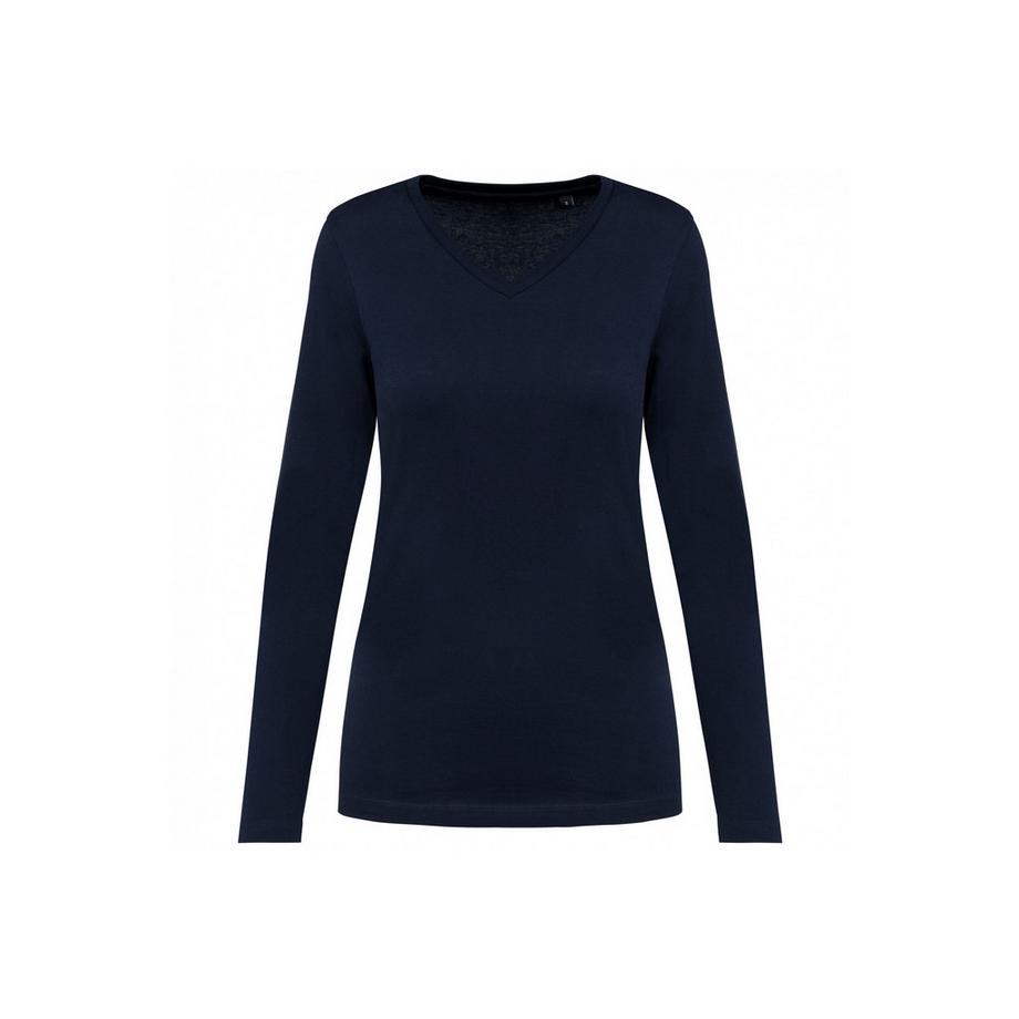 t-shirt manches longues suprima col v