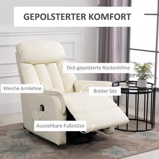 HOMCOM  Fauteuil avec aide à se lever 