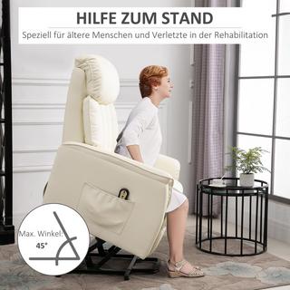 HOMCOM  Fauteuil avec aide à se lever 