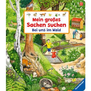 Mein großes Sachen suchen: Bei uns im Wald Gernhäuser, Susanne; Ebert, Anne (Illustrationen) Couverture rigide 