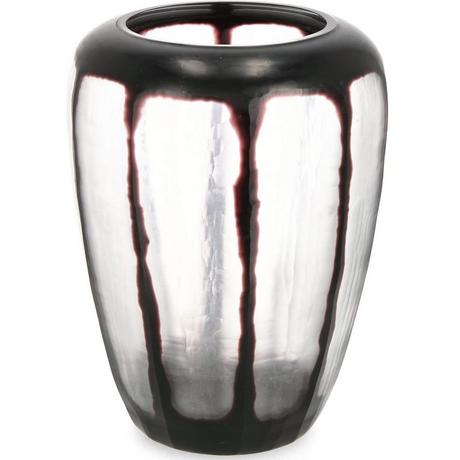 mutoni Vase Kirinda Noir rond 28  