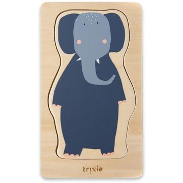 Trixie Puzzle animal en bois à 4 couches