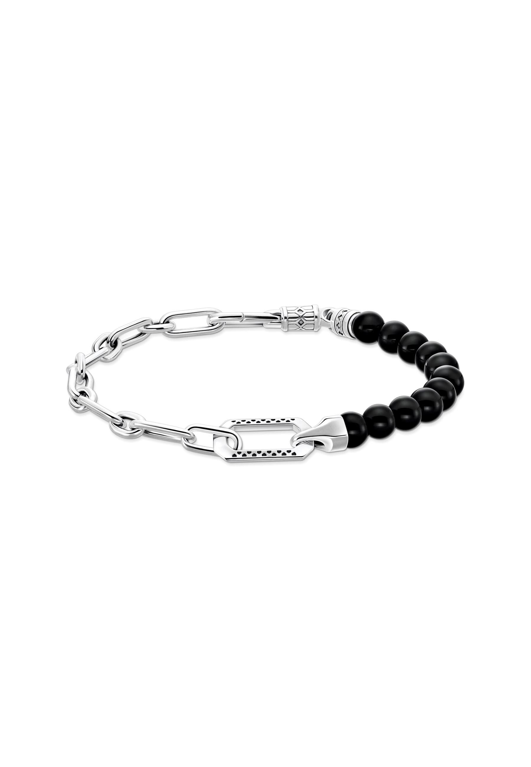 Thomas Sabo  Armband Schwarzer Onyx Silberkette 