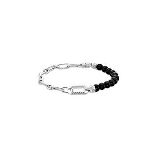 Thomas Sabo  Bracelet Schwarzer Onyx Silberkette 