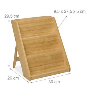 Northix Étagère à épices en bambou  