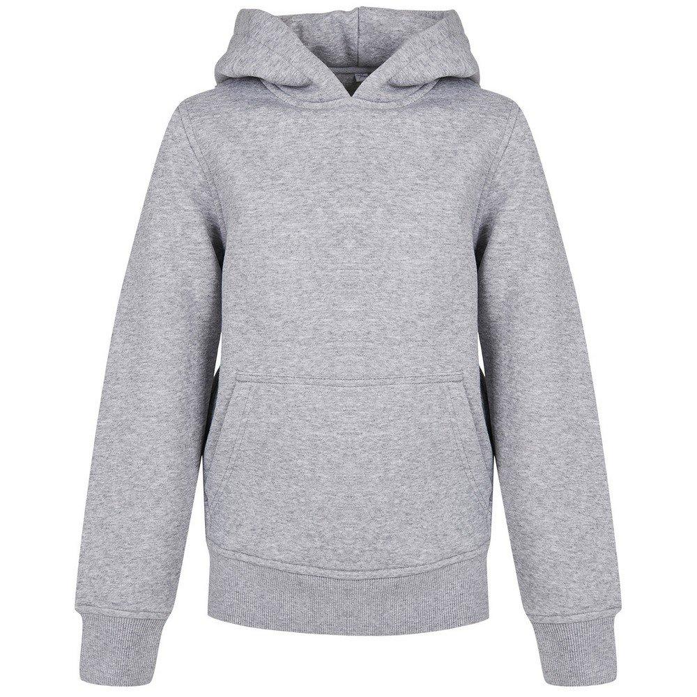 Image of Basic Kapuzenpullover Mädchen Grau 146/152