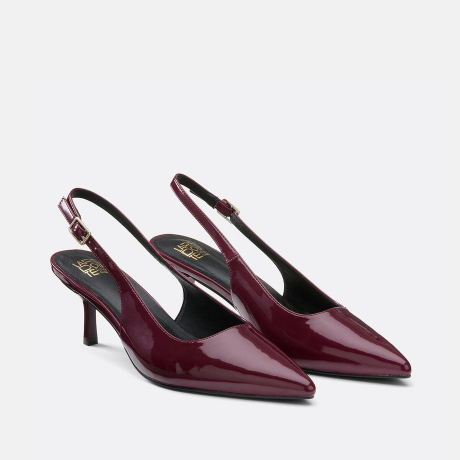 La Redoute Collections Escarpins en polyuréthane talon large  