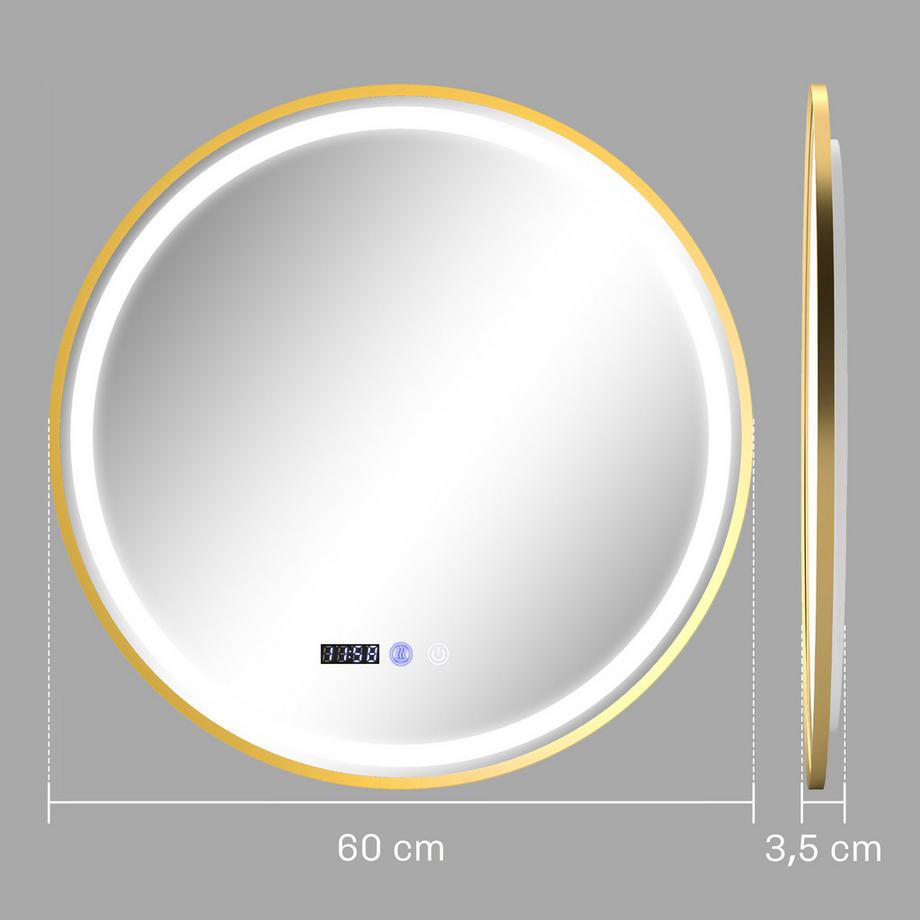 HOMCOM miroir de salle de bain  