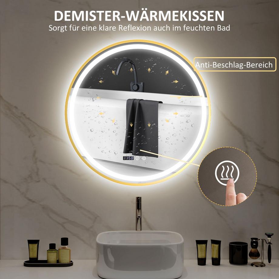 HOMCOM miroir de salle de bain  