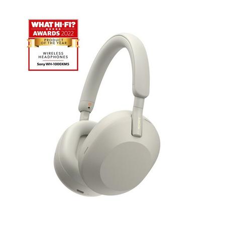 SONY  Sony WH-1000XM5 Cuffie Wireless con Noise Cancelling - Batteria fino a 30 ore - Around-ear - Con Alexa e Google Assistant - Con microfono integrato per telefonate - Argento 