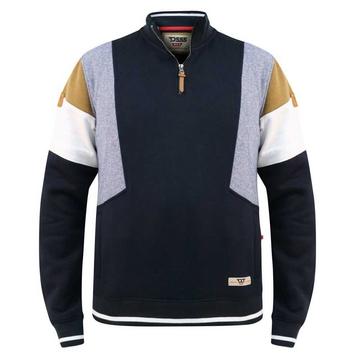 Kenington D555 Sweatshirt mit halbem Reißverschluss