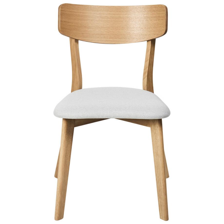 Beliani Set di 2 sedie da pranzo en Legno di caucciù Cottage HOPE  