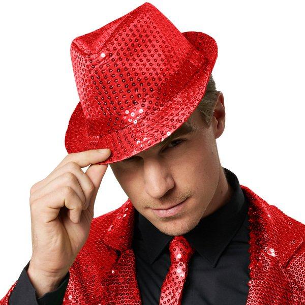 Tectake  Chapeau de fête à paillettes 