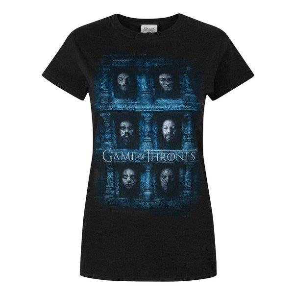 Image of Hall Of Faces Tshirt Damen Schwarz XXL