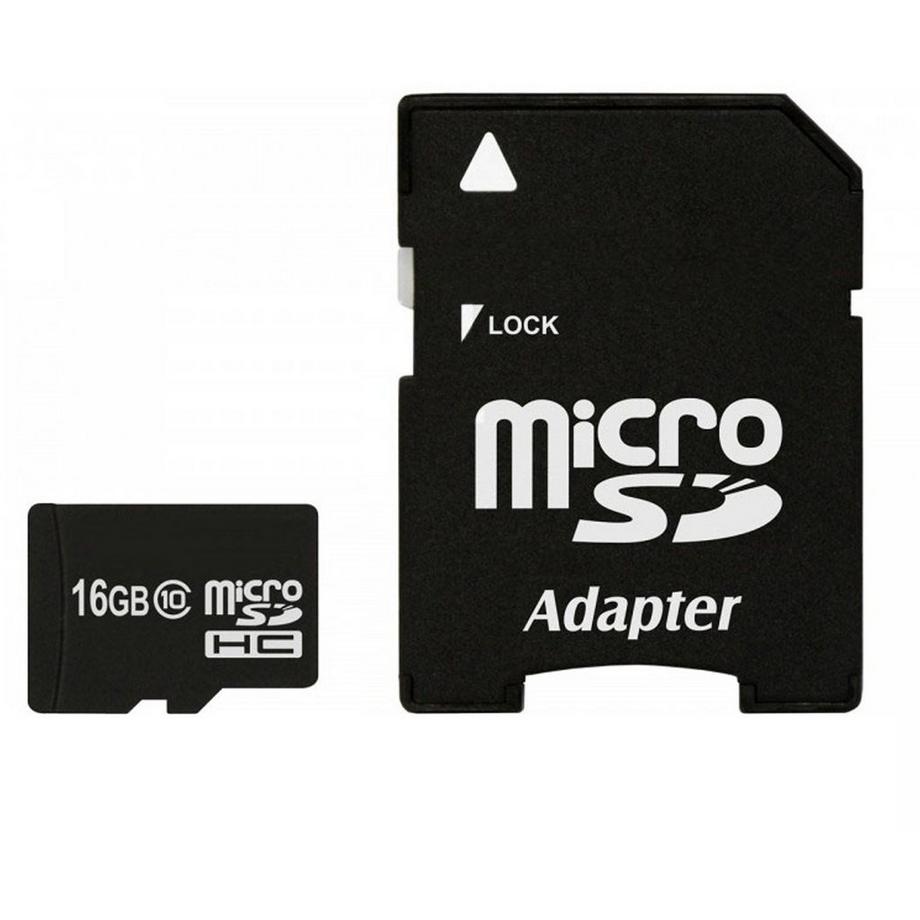 Avizar  Micro-SD-Karte 16GB + Adapter 