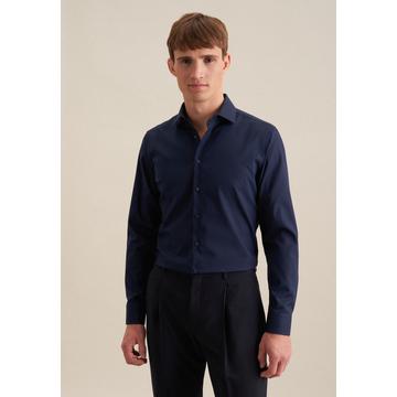 Business Hemd Slim Fit Langarm Uni